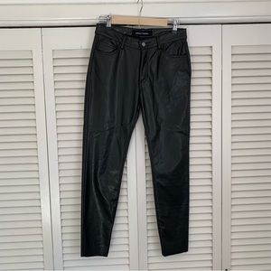 Ashley Mason Faux Leather Skinny Pants